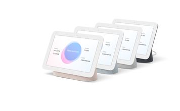 The new Nest Hub comes in four different colors.
