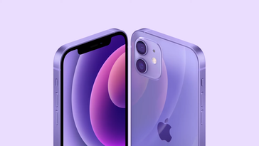 The iPhone 12 ... now in purple.