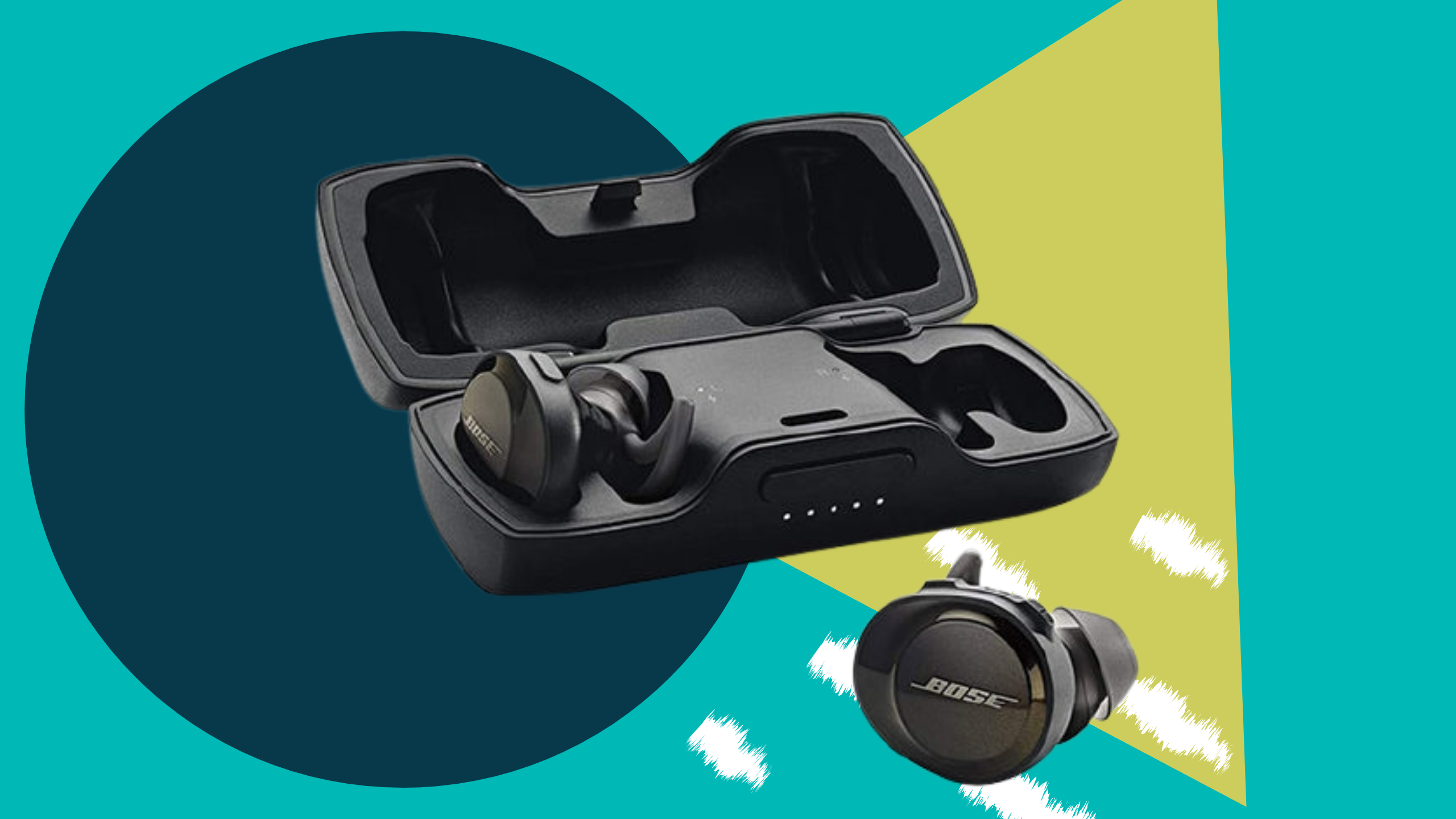 These Bose sport earbuds will stay in your ears, no matter how intense your workout is.