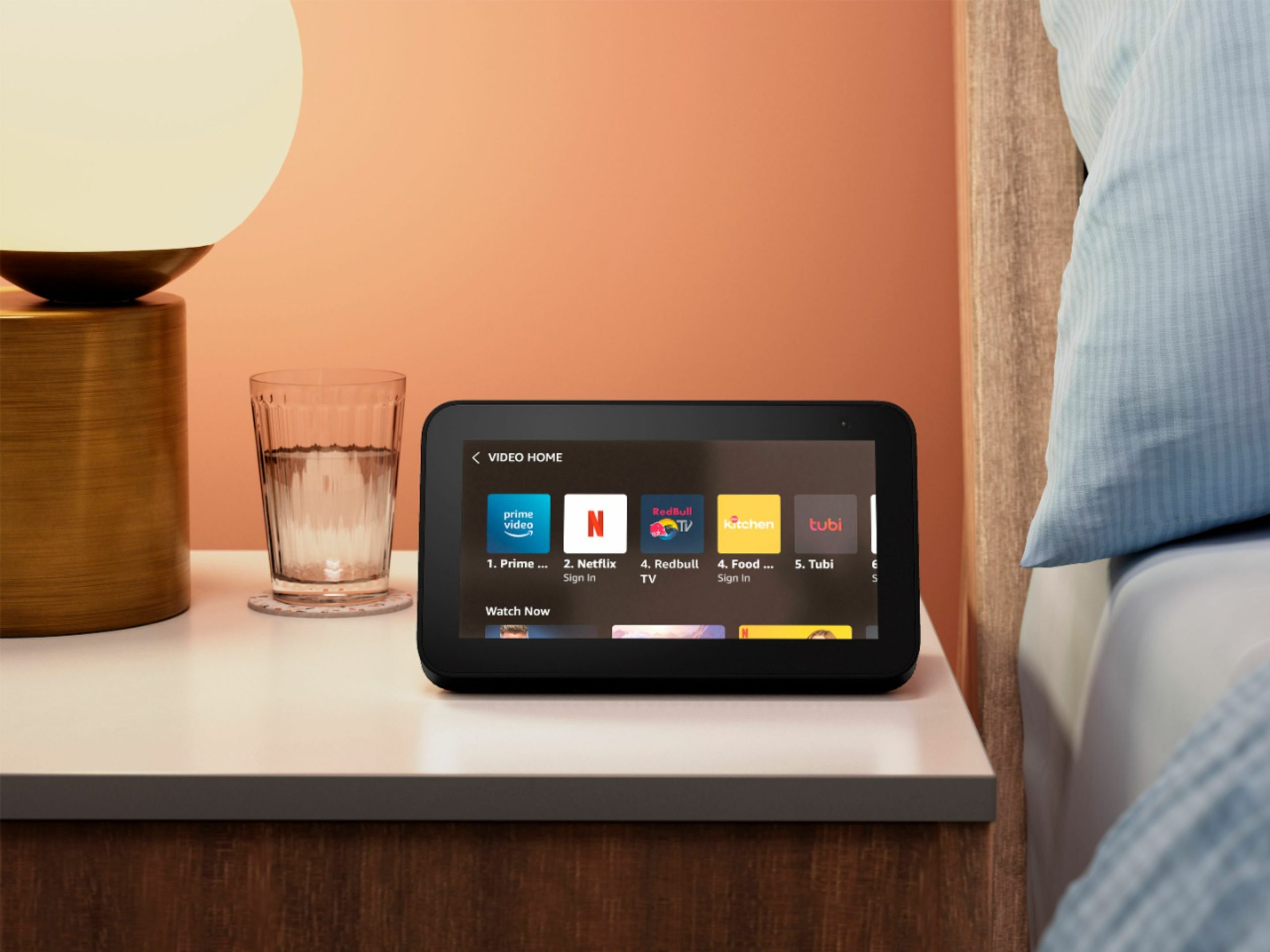 echo show 5 on nightstand