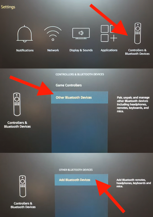 How to pair headphones to TV using an Amazon Fire device.