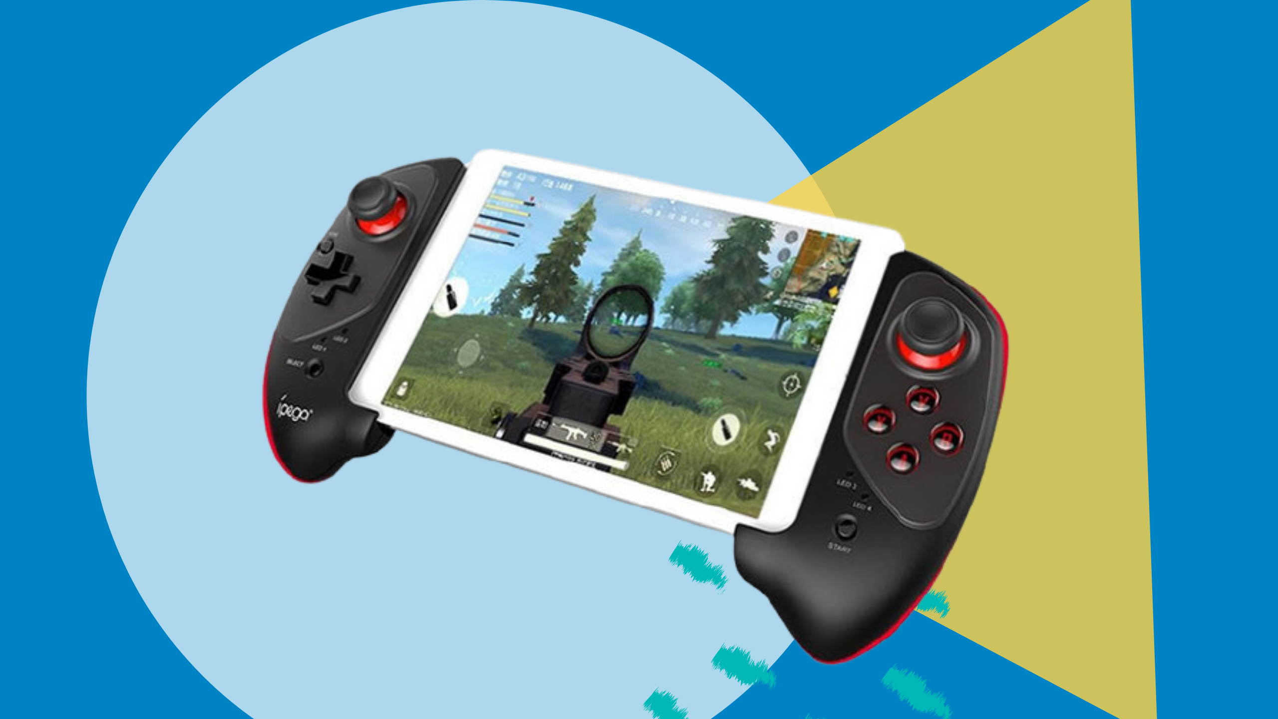 Attach the Page Gamepad Controller to your phone or tablet for easier, more accurate gameplay.