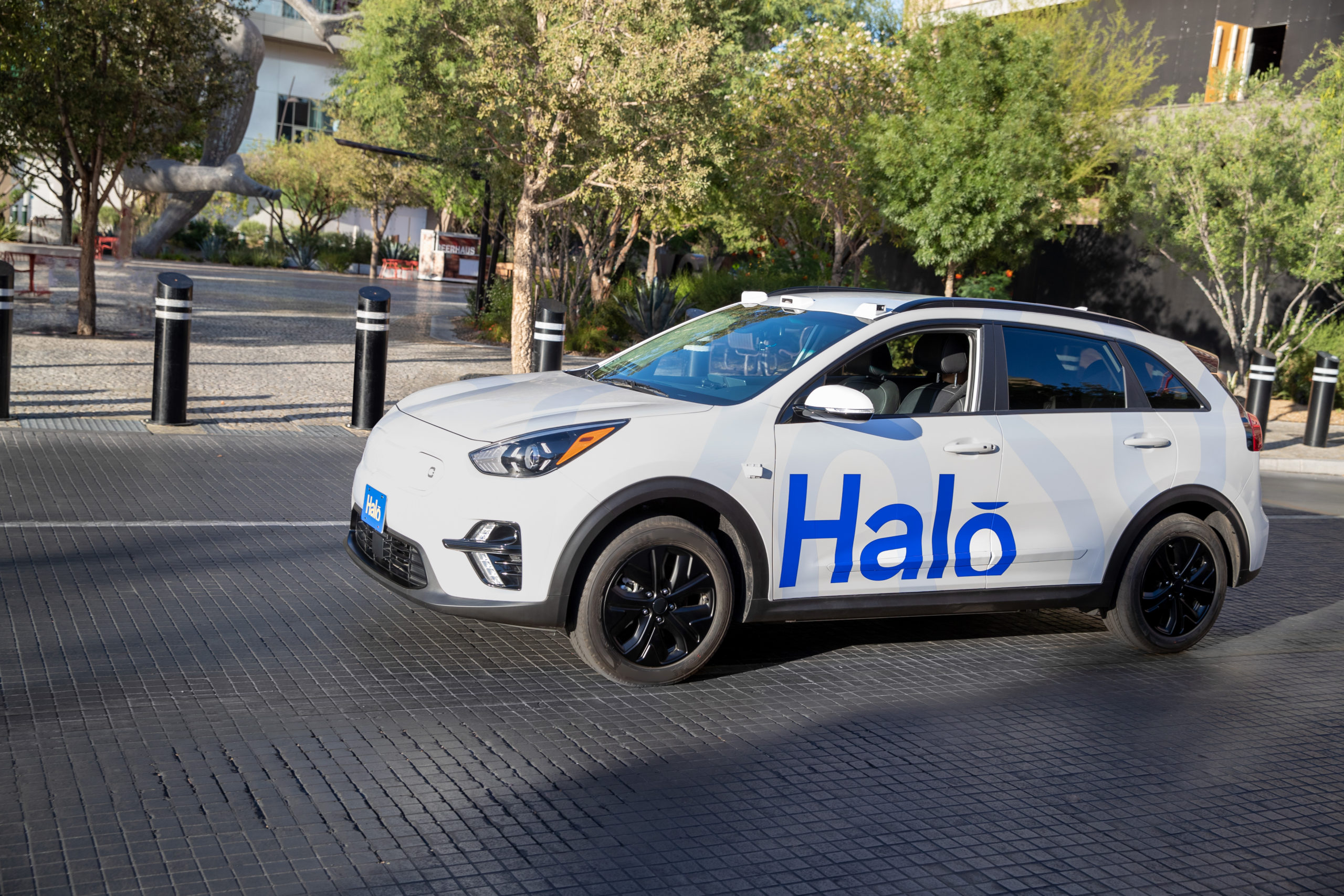 Halo is a driverless car you still drive to your destination.