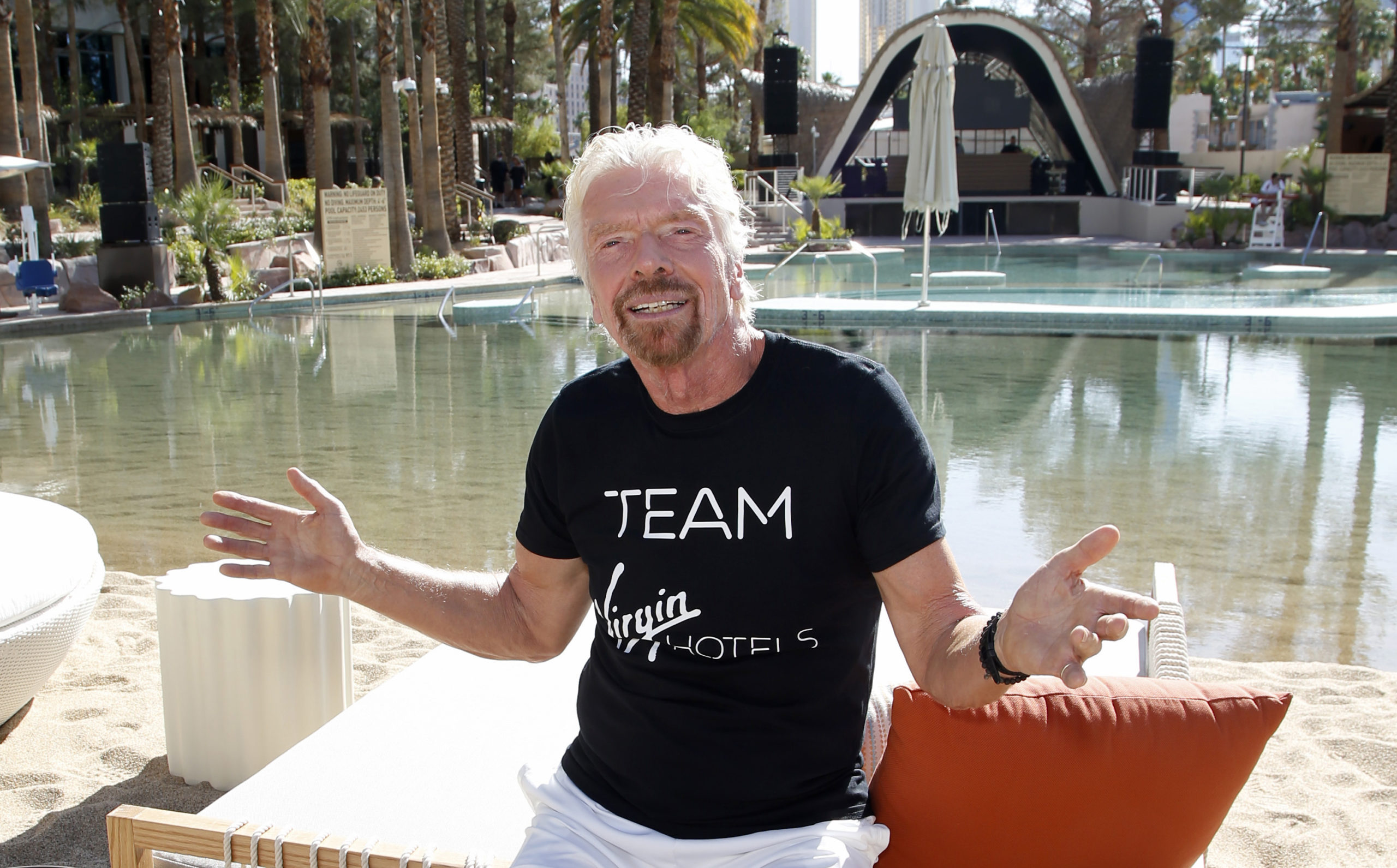 Richard Branson at the 