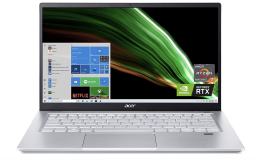 Acer Swift X SFX14-41G-R1S6 Creator Laptop, NVIDIA RTX 3050Ti Laptop GPU ($1,069.99)