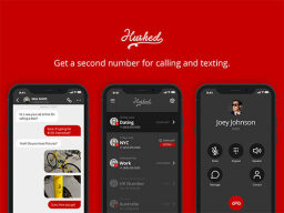 Hushed Private Phone Line: Lifetime Subscription — $16