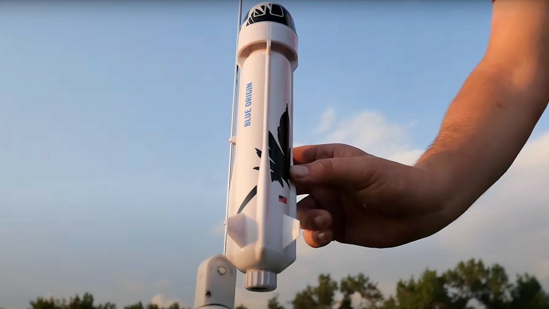 You may have a hard time convincing people it's a rocket you're holding, though.