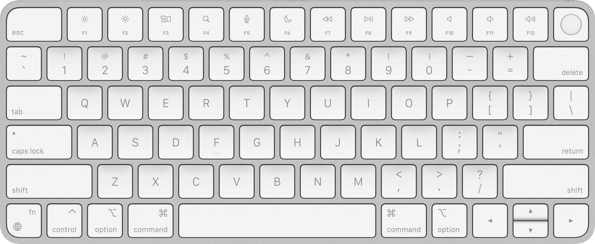 You can get the new keyboard with or without the numeric keypad.