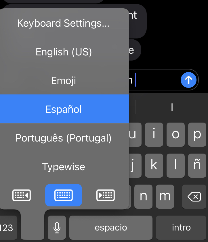 Switching between languages on an iPhone is a pain.