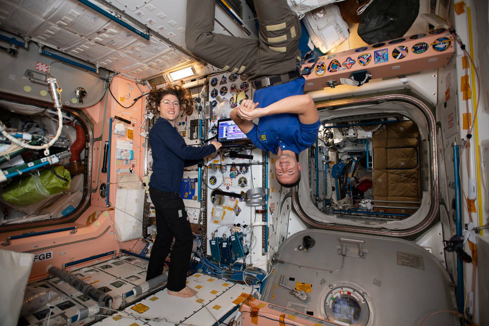 Life on the space station in 2020.