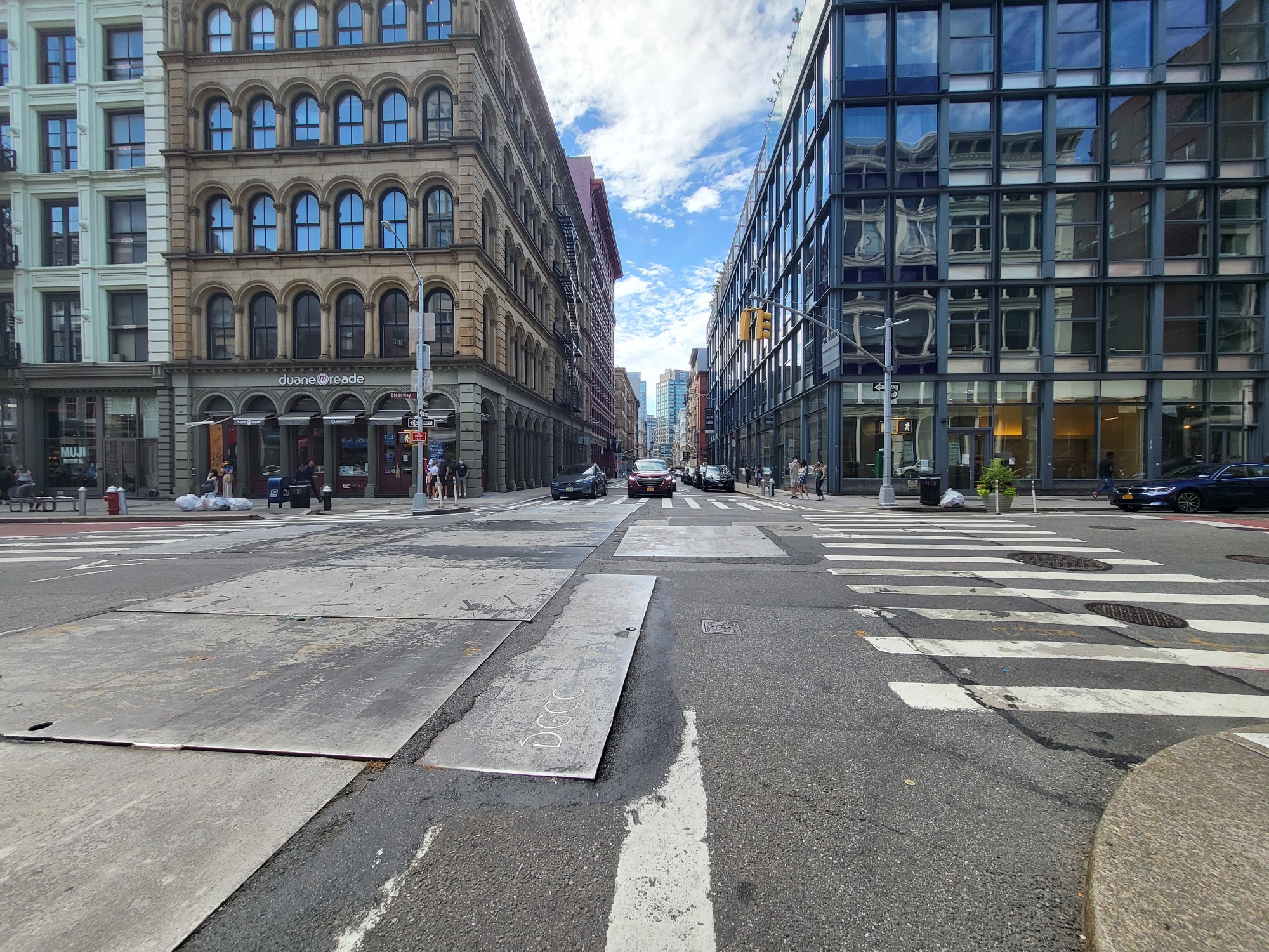 An ultra-wide angle photo.