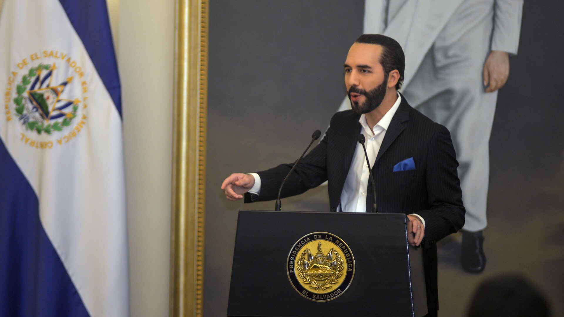 Nayib Bukele, the President of El Salvador.