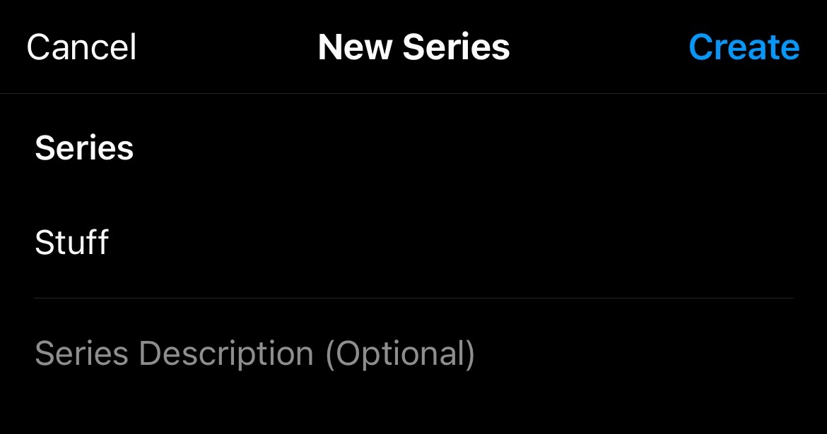 Give your new IGTV series a snazzy title.
