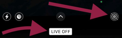 Not today, Live Photos.