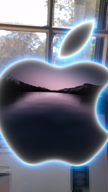 The AR logo appears with an image of a lake inside.