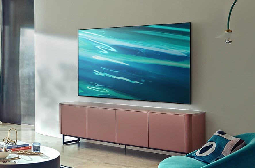 Give your home theater a boost with help from the Samsung Q80A QLED TV.