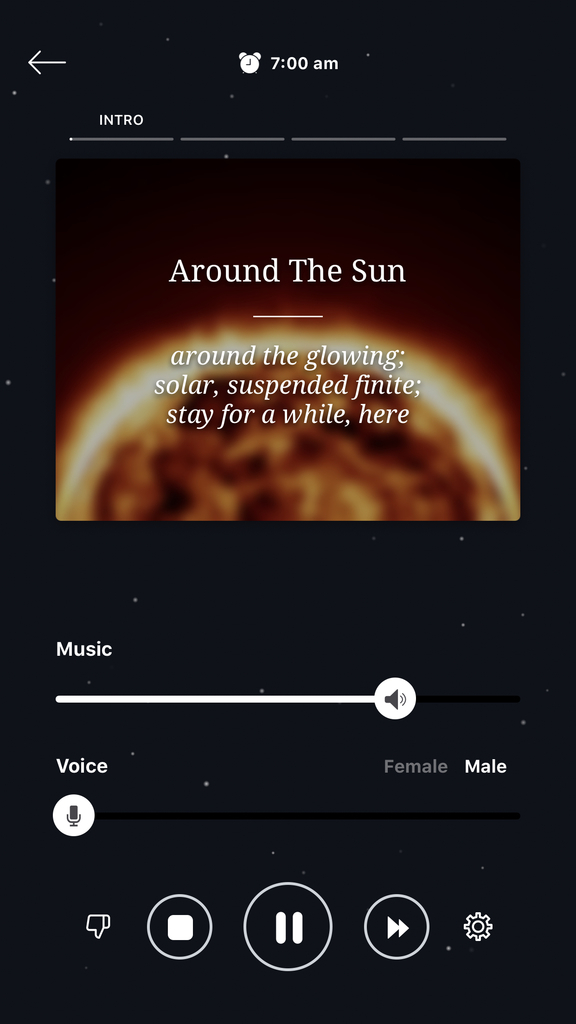 Pzizz will lull you to sleep with some really soothing music that fades out over time.