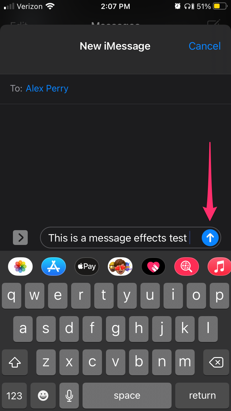 How to use iOS text message effects on your iPhone