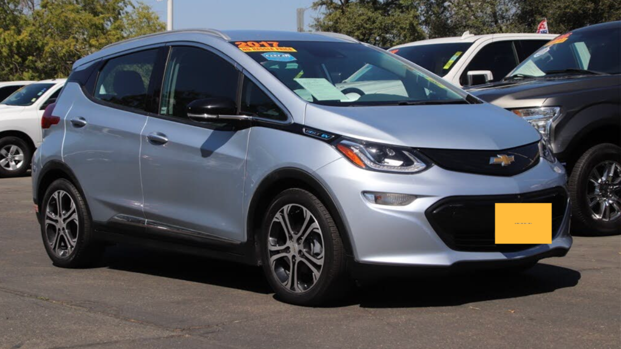 The 2017 Chevy Bolt when it was brand new.