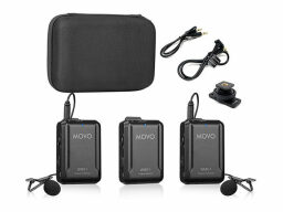 Movo WMX-1-DUO 2.4GHz Dual Wireless Lavalier Microphone System — $179.99