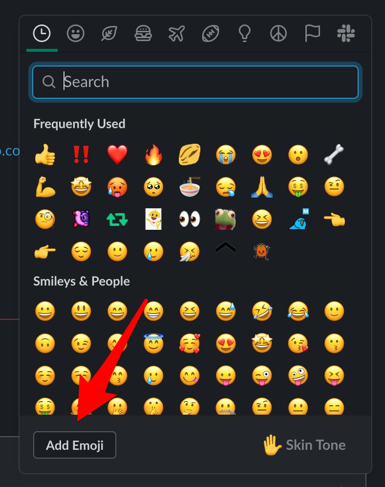 Select "Add Emoji."