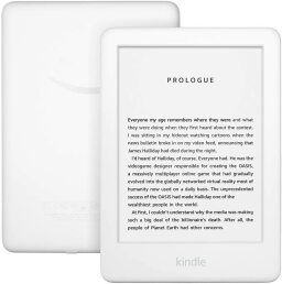 a white amazon kindle