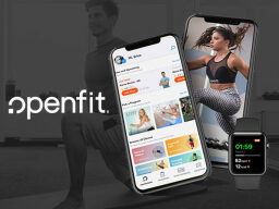 Openfit home screen with apple watch