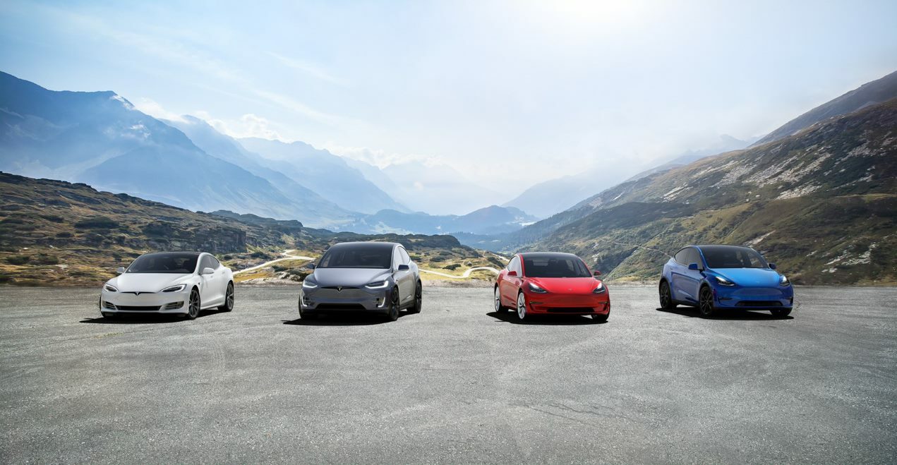 A family of long-range EVs.