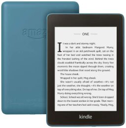 a twilight blue kindle paperwhite