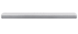 light gray soundbar against white background