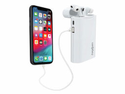 Phone battery pack with extra charging slot for AirPods