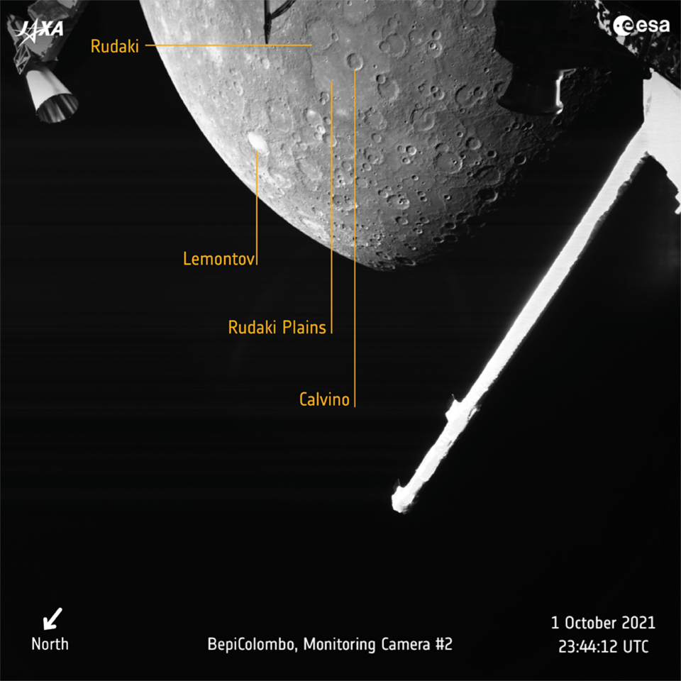 Mercury's geology as viewed from above.