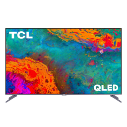 TCL TV with colorful design on screen