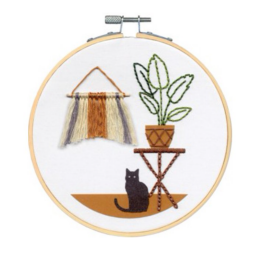 Simplicity Cat Wall Hanging Embroidery Kit by Dimensions ($5.68)