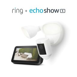 Ring floodlight and echo show 5