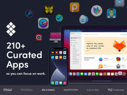 Phone and computer screen with apps