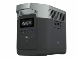 Black power station with grey top