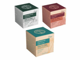 Three boxes of bath tea bags