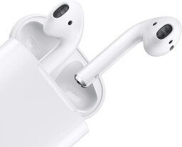 second-generation apple airpods with their charging case