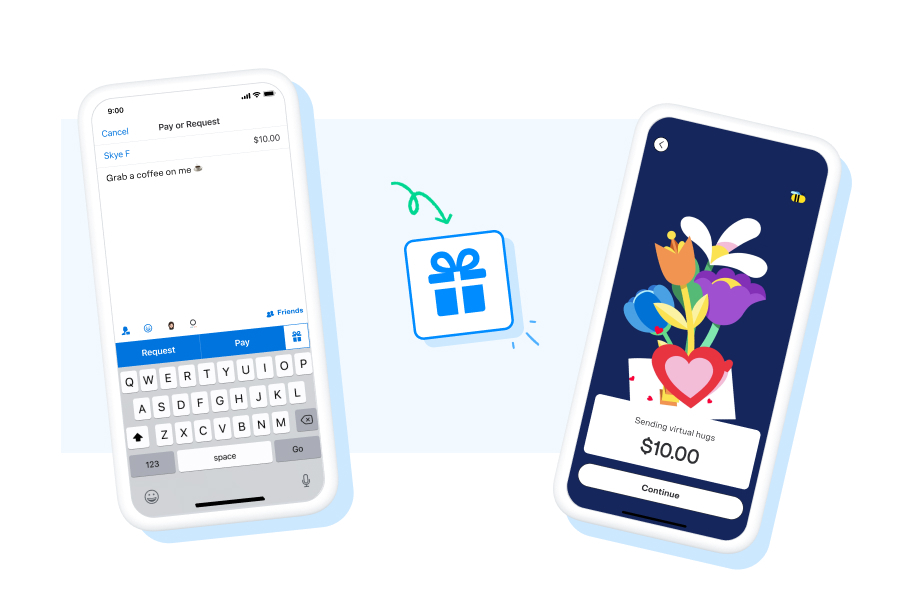 Two Venmo screenshots.
