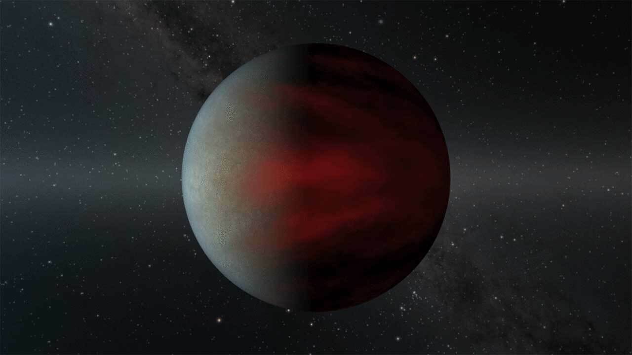 a type of exoplanet called a hot Jupiter