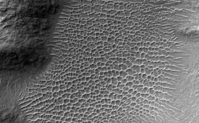sand dunes on Mars