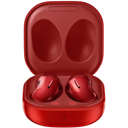 red samsung galaxy buds live in case