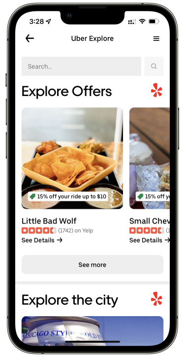 Explore offers with ride discounts on different listings.