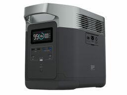 Black generator with display and usb ports