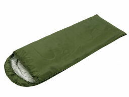 Army green sleeping bag