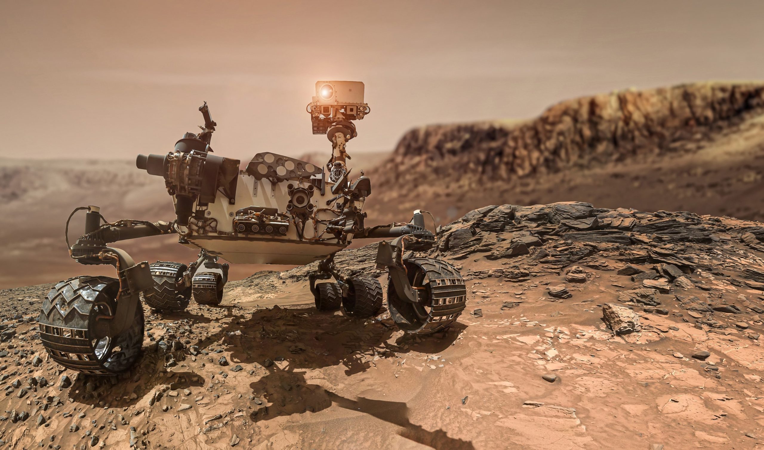 Perseverance Mars rover on the Red Planet