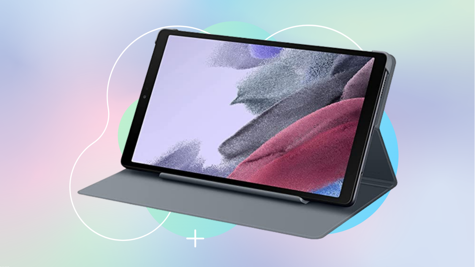 samsung galaxy tab a7 lite with attached keyboard