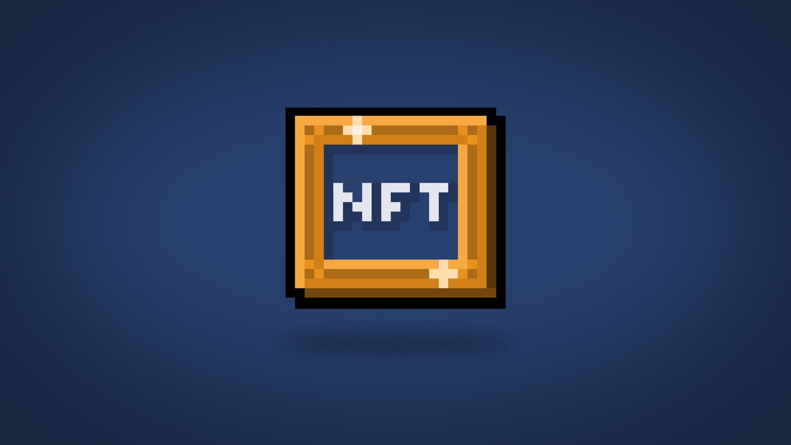 Pixel art of the letters 