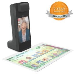 the amazon glow next to amazon's two-year worry-free guarantee icon